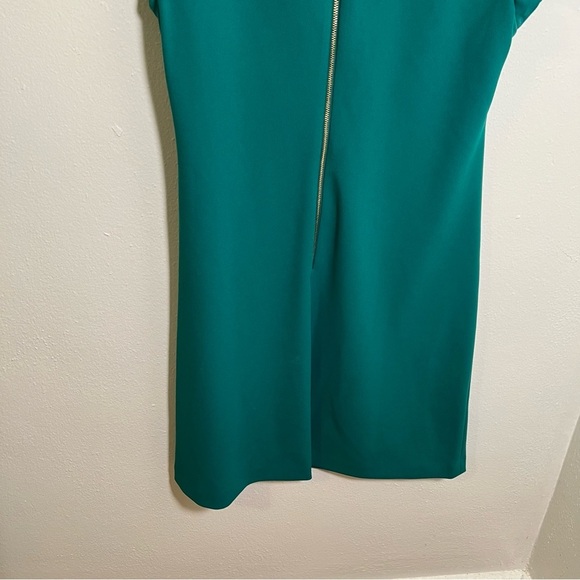 Calvin Klein Flutter Sleeve Sheath Dress Kelly Green 10 - Picture 10 of 12